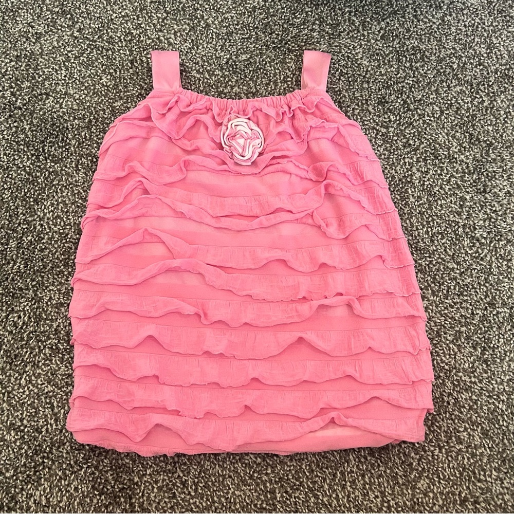 Pink Ruffle Onesie